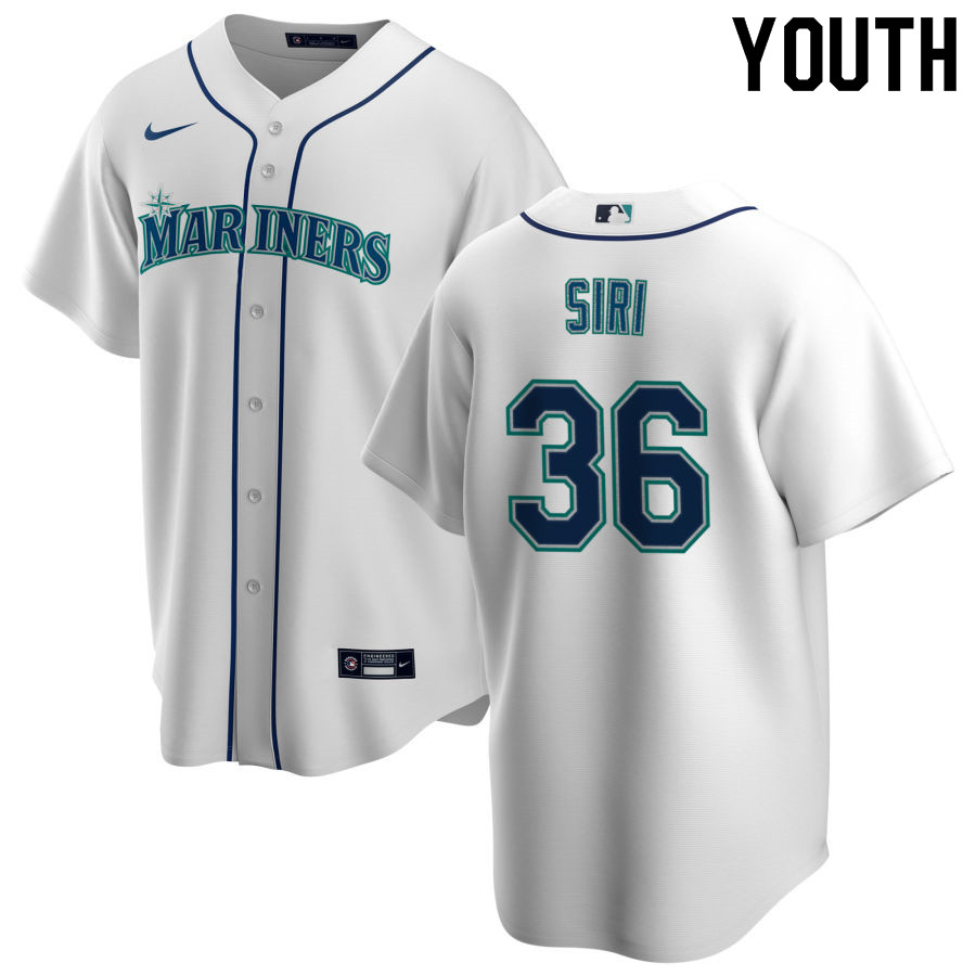 Nike Youth #36 Jose Siri Seattle Mariners Baseball Jerseys Sale-White